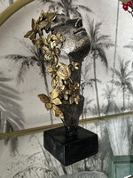 Statueta Decorativa- Bust cu frunze - imagine 3